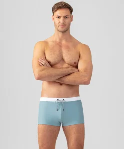 Discount Boxer de bain à ceinture contrastée Boxers De Bain | Boxers De Bain