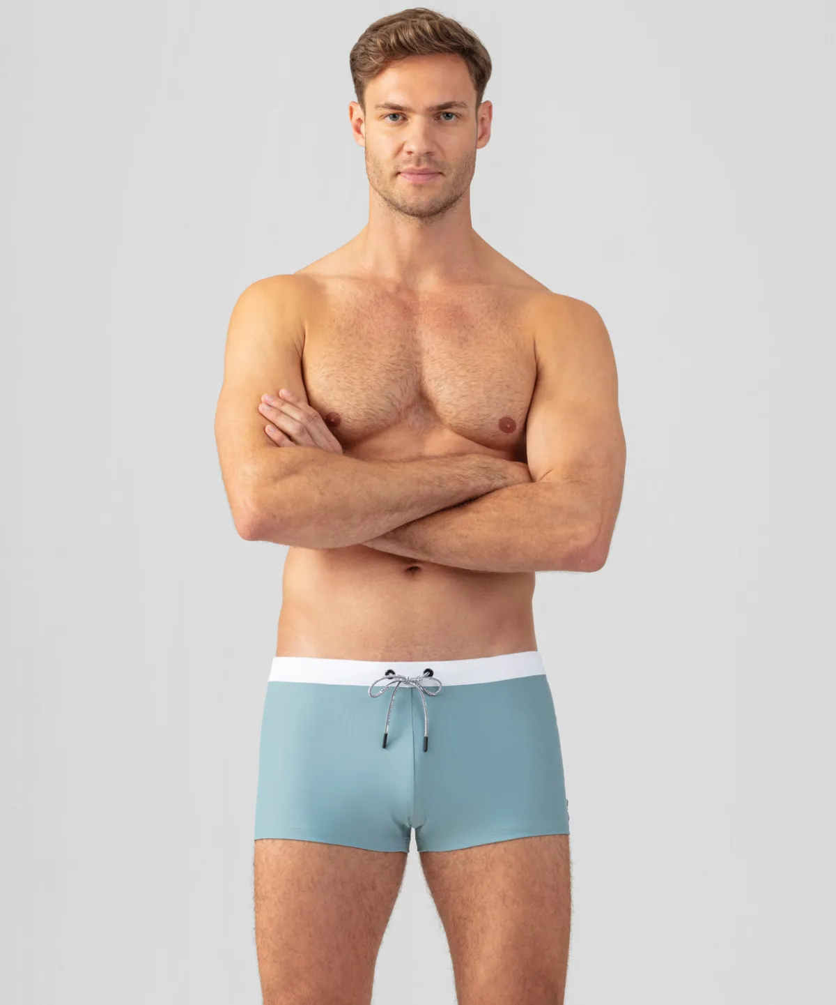 Discount Boxer de bain à ceinture contrastée Boxers De Bain | Boxers De Bain