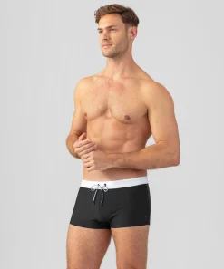 Best Boxer de bain à ceinture contrastée Boxers De Bain | Boxers De Bain