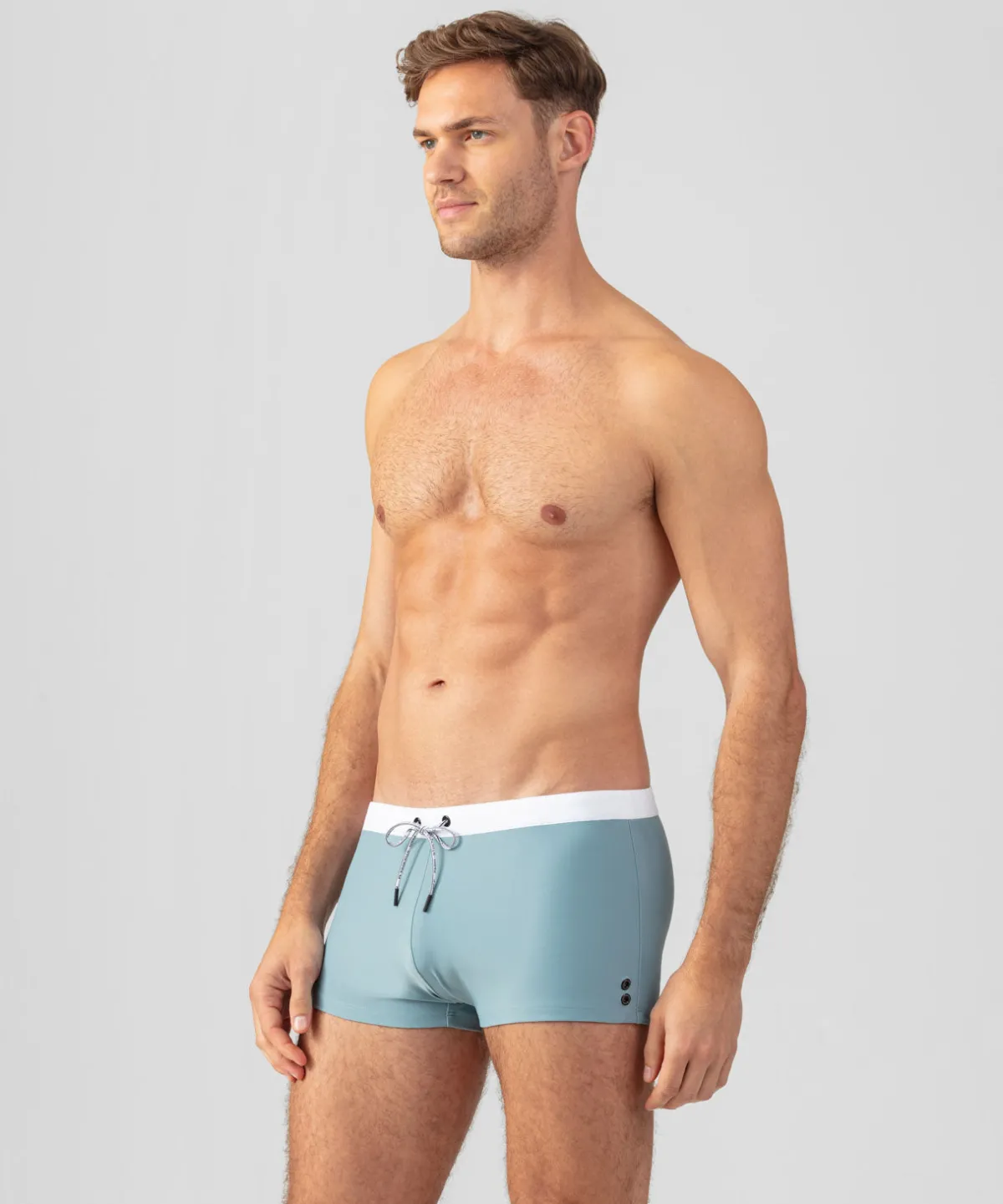 Discount Boxer de bain à ceinture contrastée Boxers De Bain | Boxers De Bain