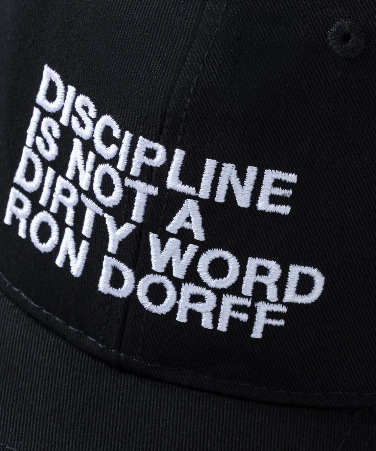 New Casquette en coton brodée "DISCIPLINE" Casquettes | Casquettes