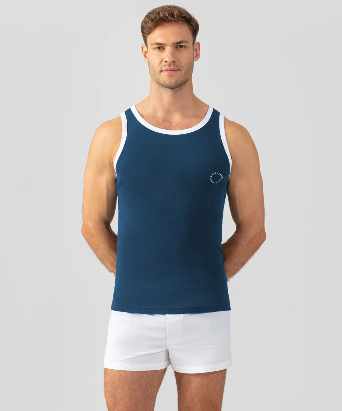 Clearance Débardeur côtelé à bandes T-Shirts D'Intérieur | Pyjamas