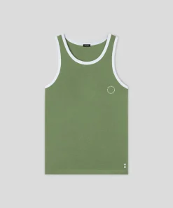 Outlet Débardeur côtelé à bandes Pyjamas | T-Shirts D'Intérieur