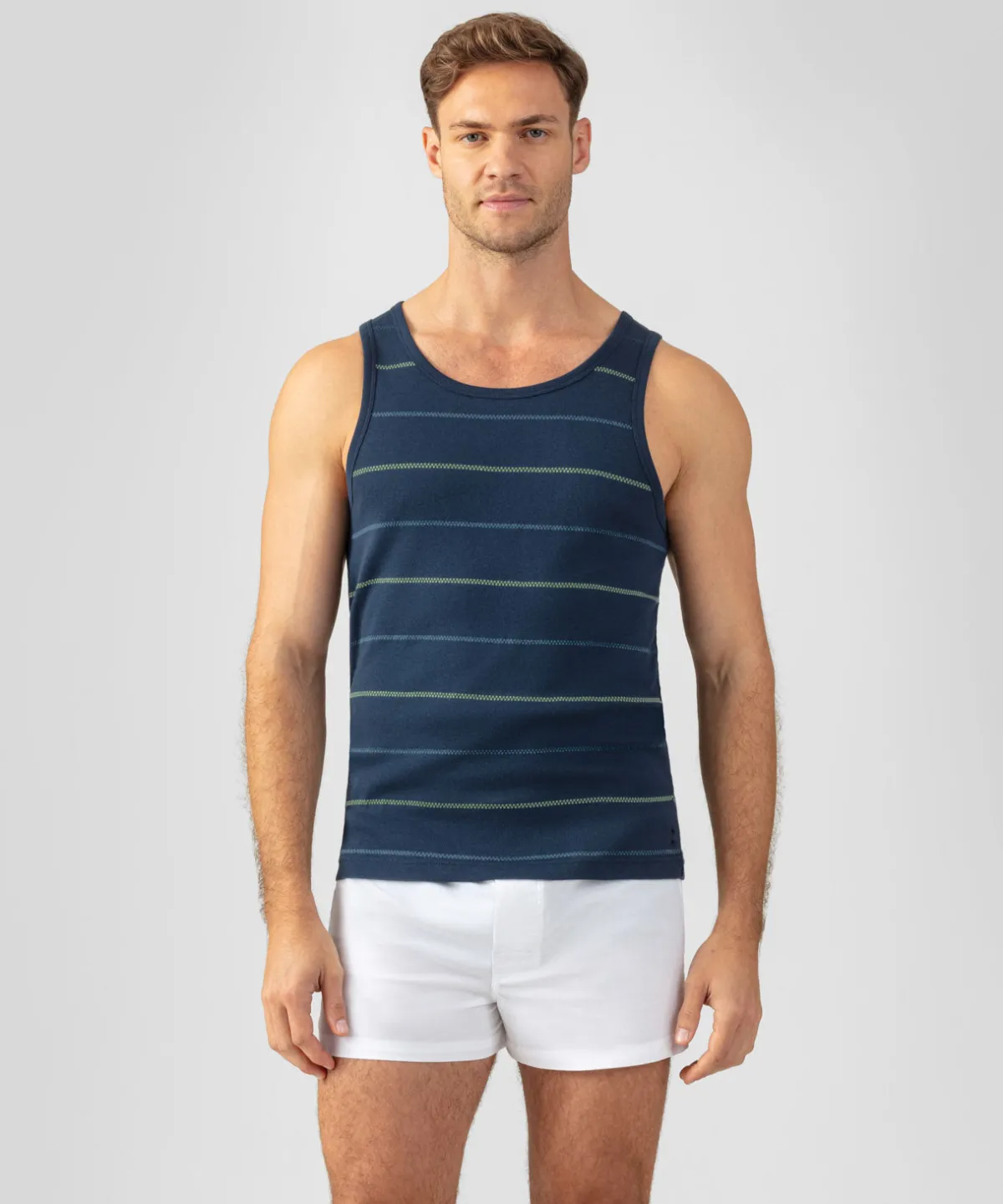 Outlet Débardeur côtelé à motif nordique Pyjamas | T-Shirts D'Intérieur
