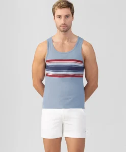 Fashion Débardeur en coton organique à rayures Pyjamas | T-Shirts D'Intérieur