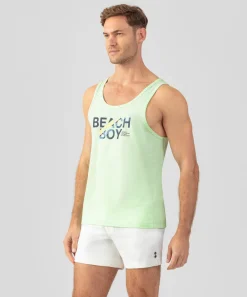 Sale Débardeur en coton organique "BEACH BOY" Pyjamas | T-Shirts D'Intérieur