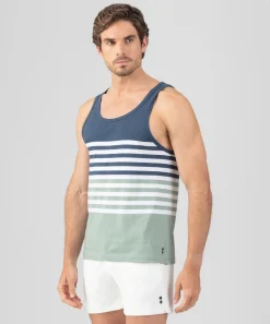 Hot Débardeur en coton organique à rayures Pyjamas | T-Shirts D'Intérieur