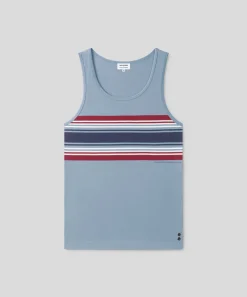 Fashion Débardeur en coton organique à rayures Pyjamas | T-Shirts D'Intérieur