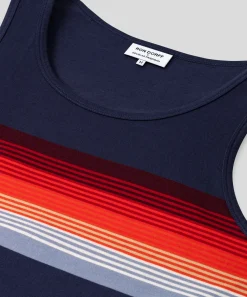 Sale Débardeur en coton organique à rayures Pyjamas | T-Shirts D'Intérieur