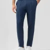 New Pantalon en coton avec passepoil Pantalons