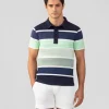 Discount Polo en coton piqué à larges rayures Polos
