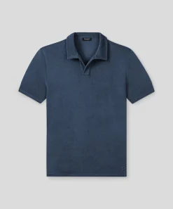 New Polo en coton terry à col V Polos