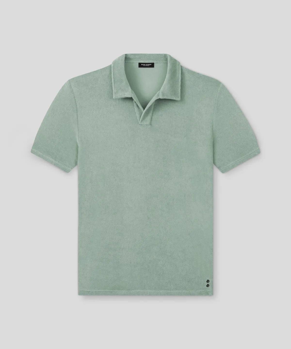 Fashion Polo en coton terry à col V Polos