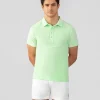 Clearance Polo en coton terry avec col piqué Polos