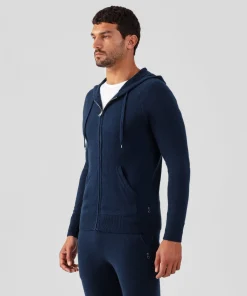 Fashion Pull à capuche zippé en cachemire Pulls Maille Et Cachemire
