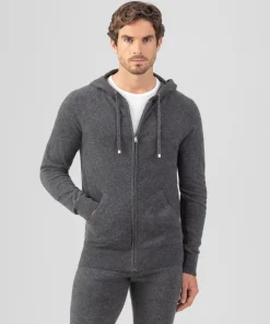 Best Pull à capuche zippée en cachemire Pulls Maille Et Cachemire