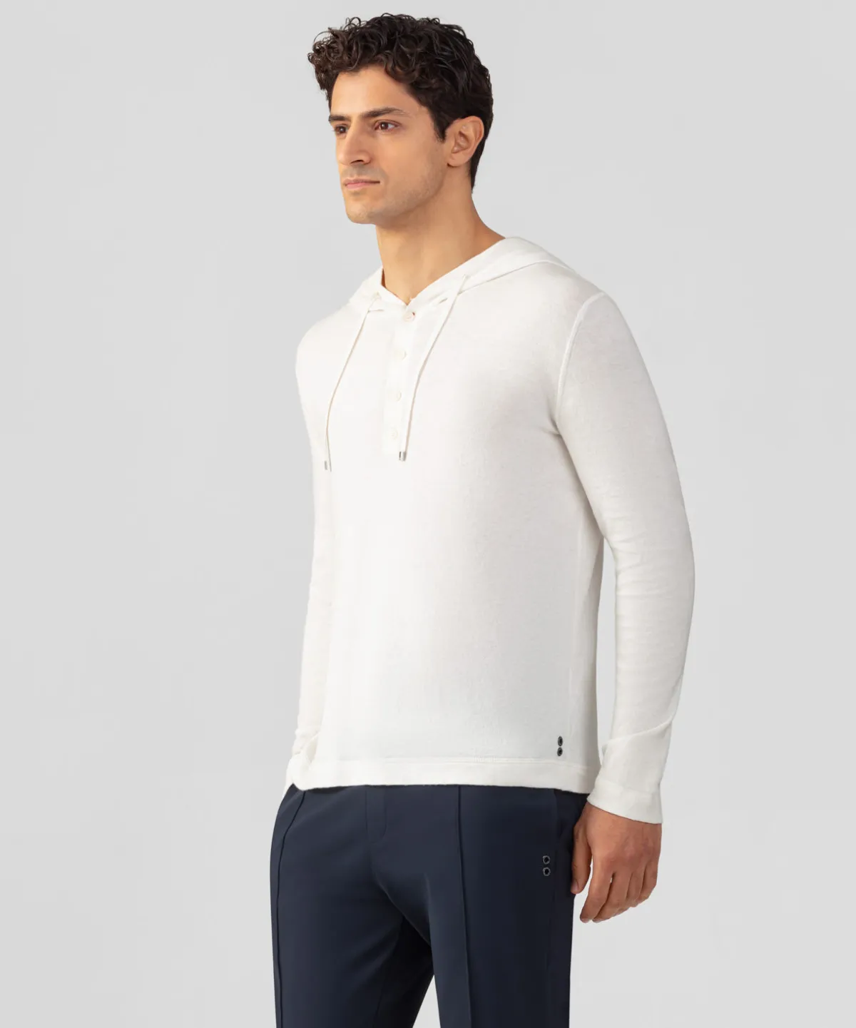 Discount Pull léger à capuche en coton soie Pulls Maille Et Cachemire