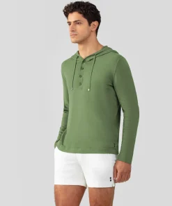 Online Pull léger à capuche en coton soie Pulls Maille Et Cachemire