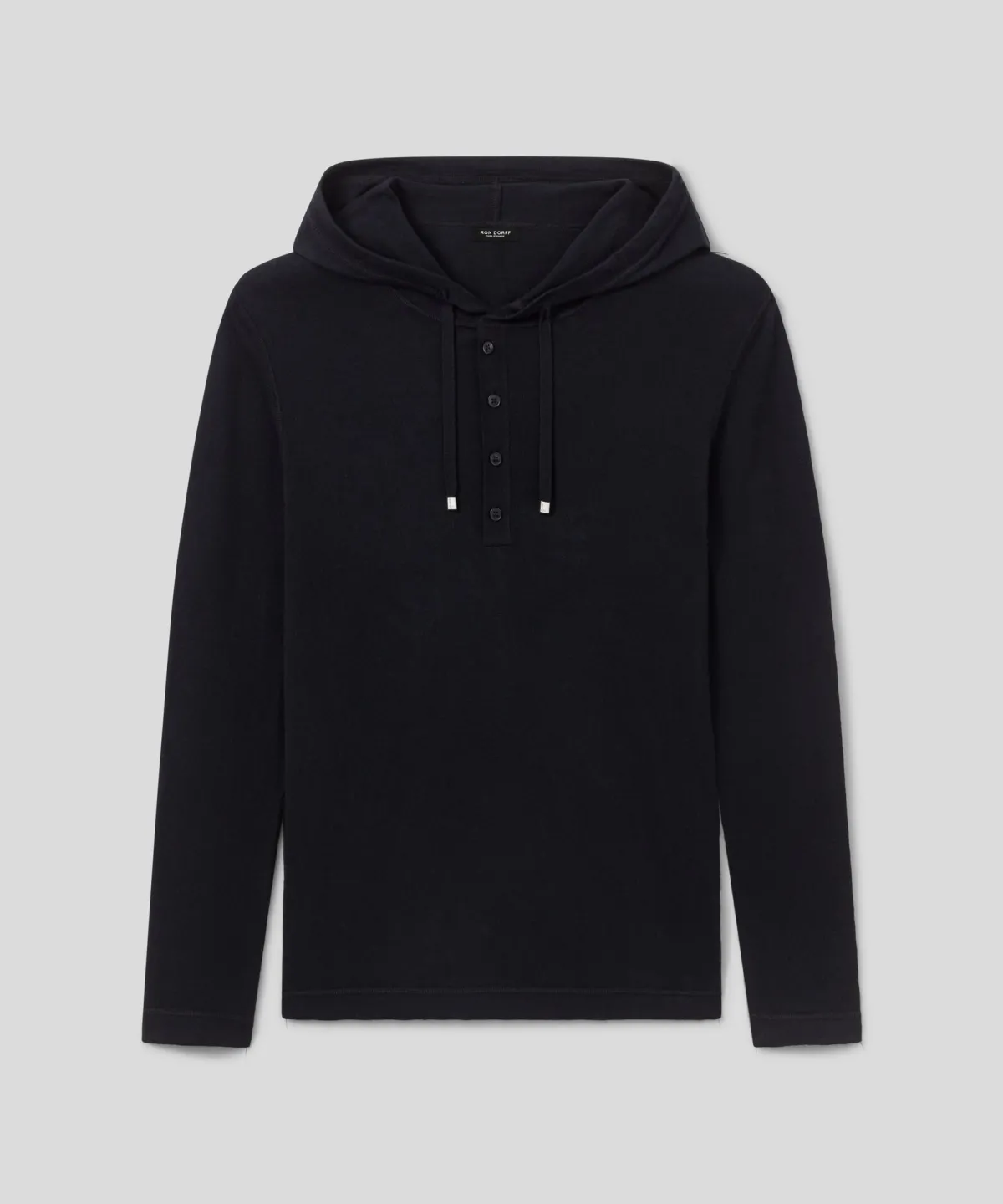 Clearance Pull léger à capuche en coton soie Pulls Maille Et Cachemire