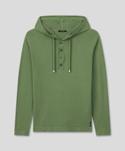 Online Pull léger à capuche en coton soie Pulls Maille Et Cachemire