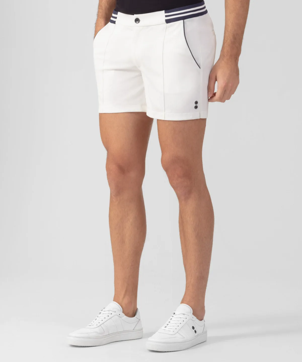 Online RD Tennis Shorts avec ceinture rayée Shorts