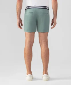 Discount RD Tennis Shorts avec ceinture rayée Shorts