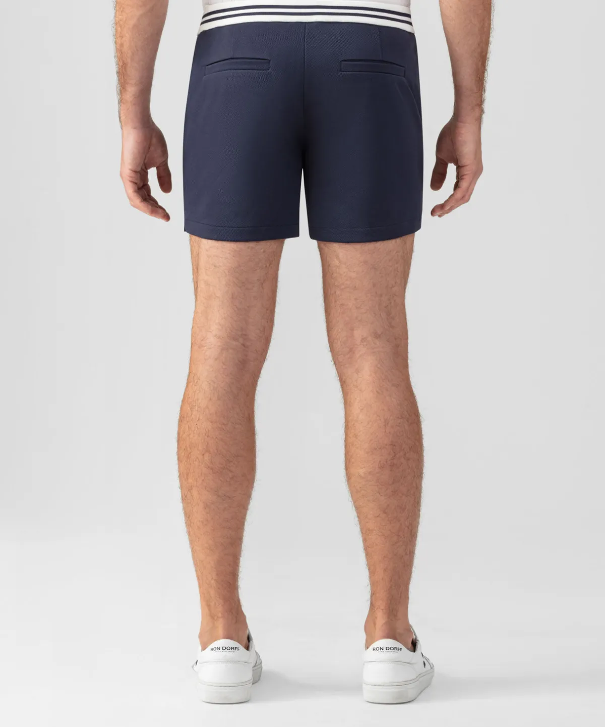 Fashion RD Tennis Shorts avec ceinture rayée Shorts