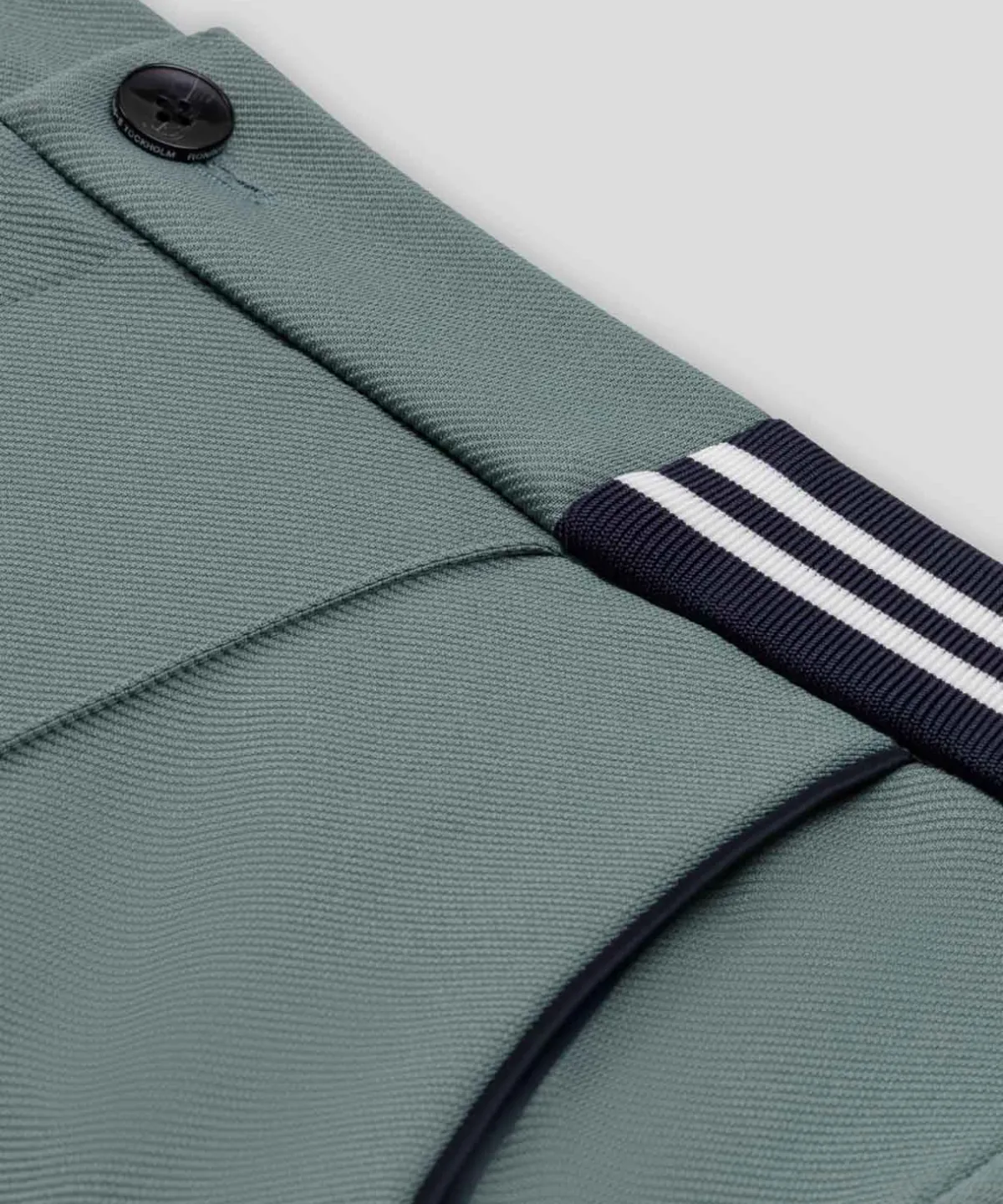 Discount RD Tennis Shorts avec ceinture rayée Shorts
