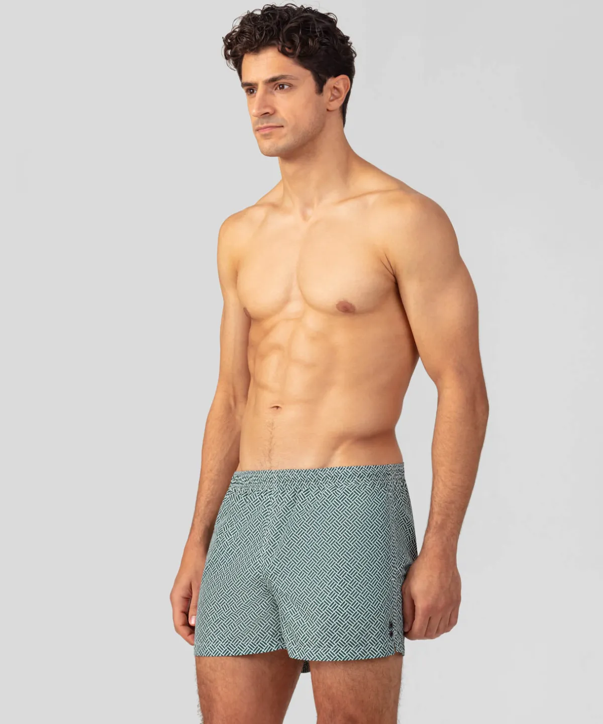 Hot Short de bain à motif graphique Shorts De Bain | Shorts De Bain