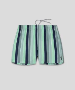 Hot Short de bain à rayures multicolores Shorts De Bain | Shorts De Bain