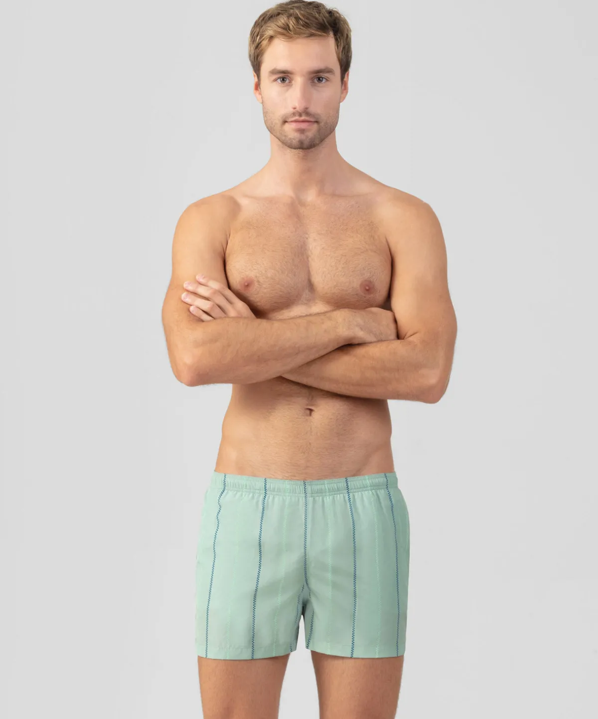 New Short de bain à rayures nordiques Shorts De Bain | Shorts De Bain