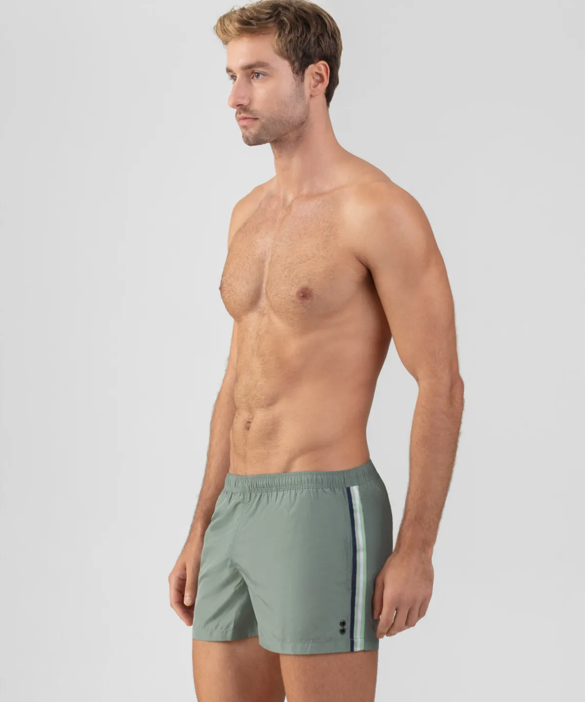 Discount Short de bain avec bande rayées Shorts De Bain | Shorts De Bain