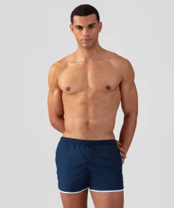 Best Short de bain avec bandes contrastées arrondies Shorts De Bain | Shorts De Bain