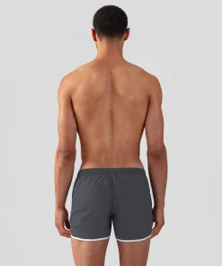 Hot Short de bain avec bandes contrastées arrondies Shorts De Bain | Shorts De Bain