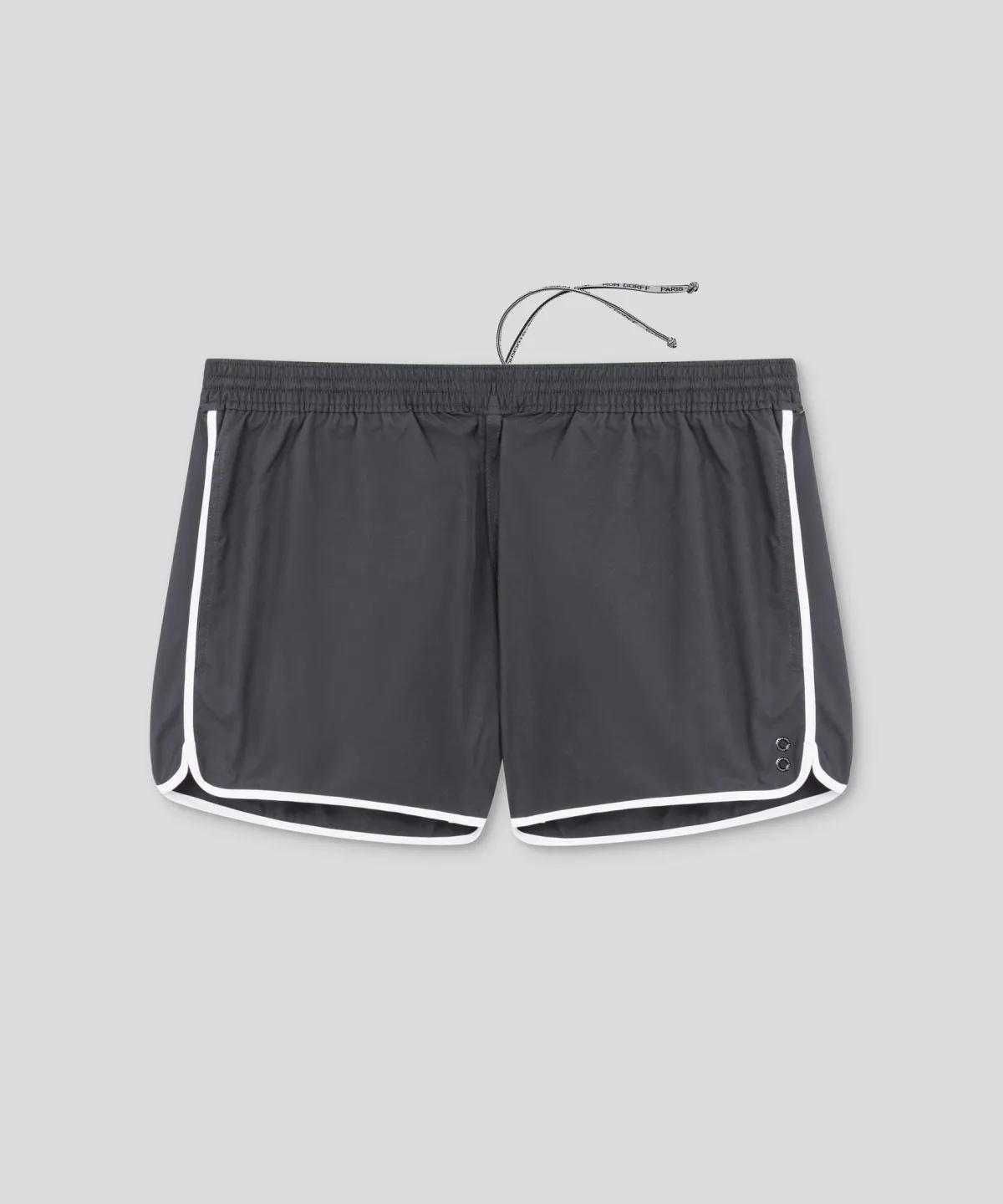 Hot Short de bain avec bandes contrastées arrondies Shorts De Bain | Shorts De Bain