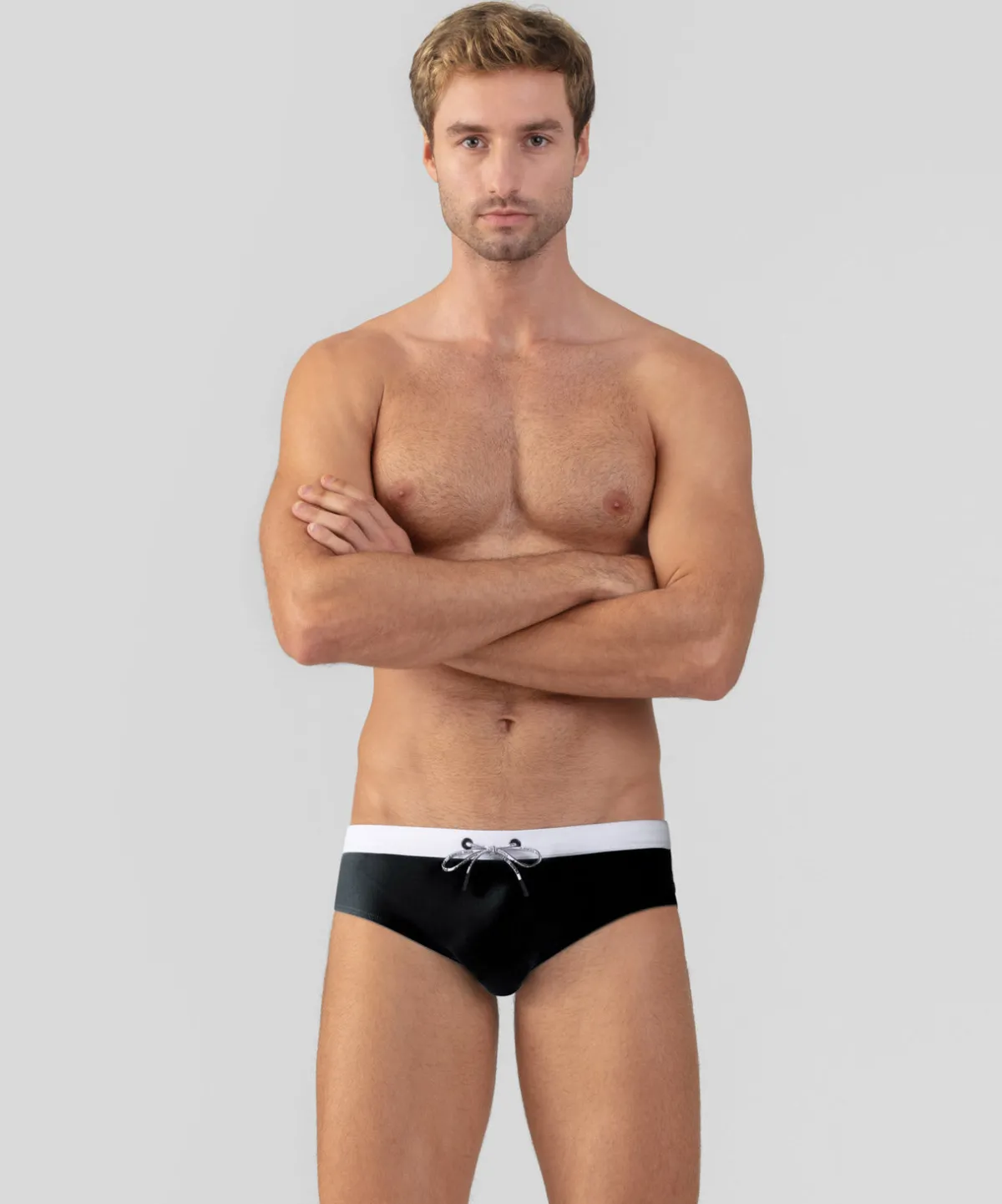 Clearance Slip de bain à ceinture contrastée Slips De Bain | Slips De Bain