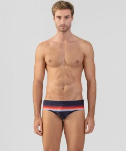 Hot Slip de bain à rayures Slips De Bain | Slips De Bain