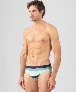 Fashion Slip de bain à rayures Slips De Bain | Slips De Bain