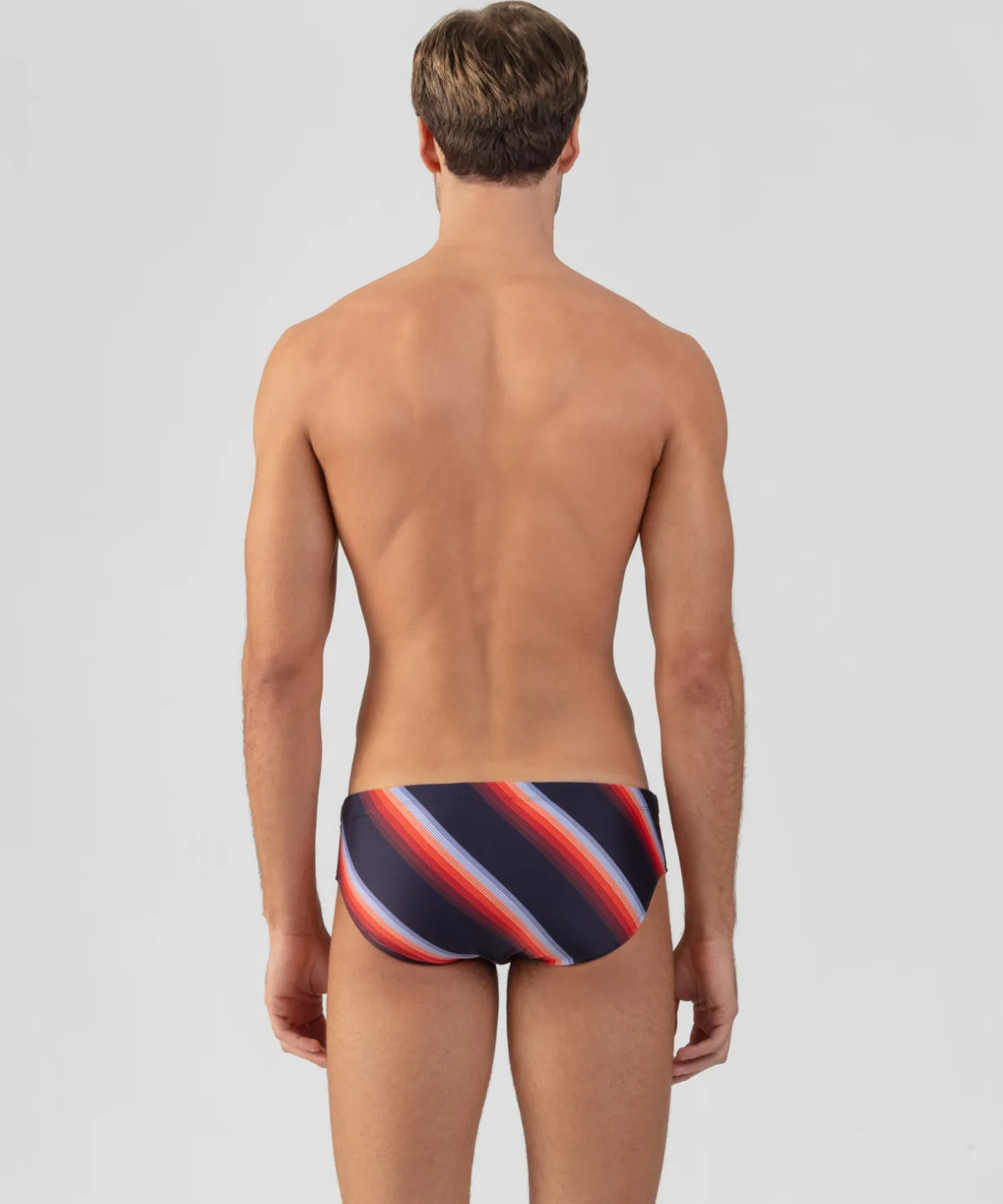 Online Slip de bain à rayures diagonales Slips De Bain | Slips De Bain