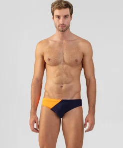 Discount Slip de bain échancré bicolore Slips De Bain | Slips De Bain