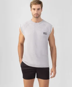 Fashion Sweatshirt sans manches en coton organique "DISCIPLINE" Sweats