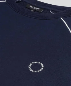 Sale Sweatshirt sans manches en coton organique avec passepoil Sweats