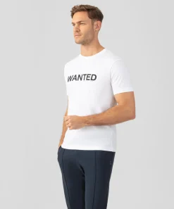 Best T-shirt en coton organique "WANTED" T-Shirts D'Intérieur | T-Shirts