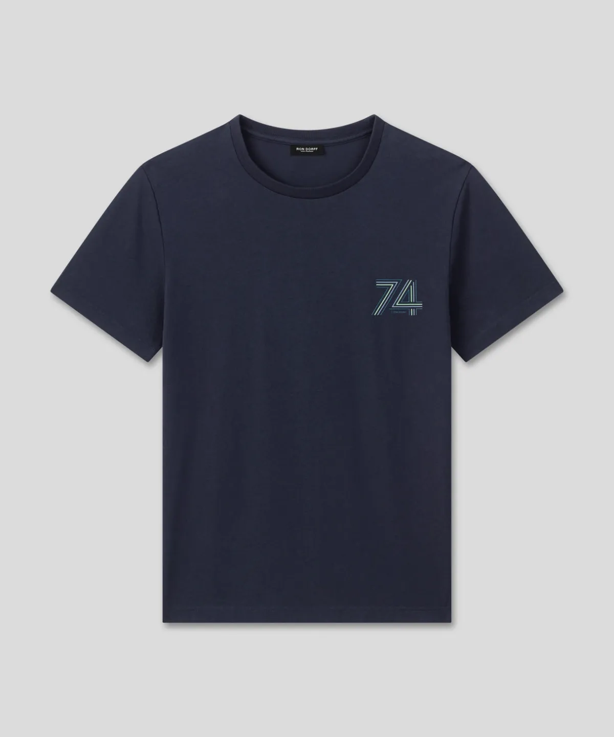 Clearance T-shirt en coton organique "74" T-Shirts D'Intérieur | T-Shirts