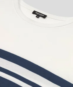 Outlet T-shirt en maille bicolore T-Shirts D'Intérieur | T-Shirts
