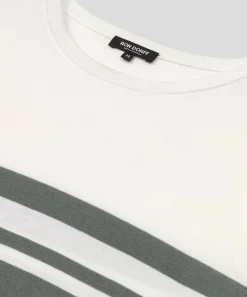 Best T-shirt en maille bicolore T-Shirts D'Intérieur | T-Shirts