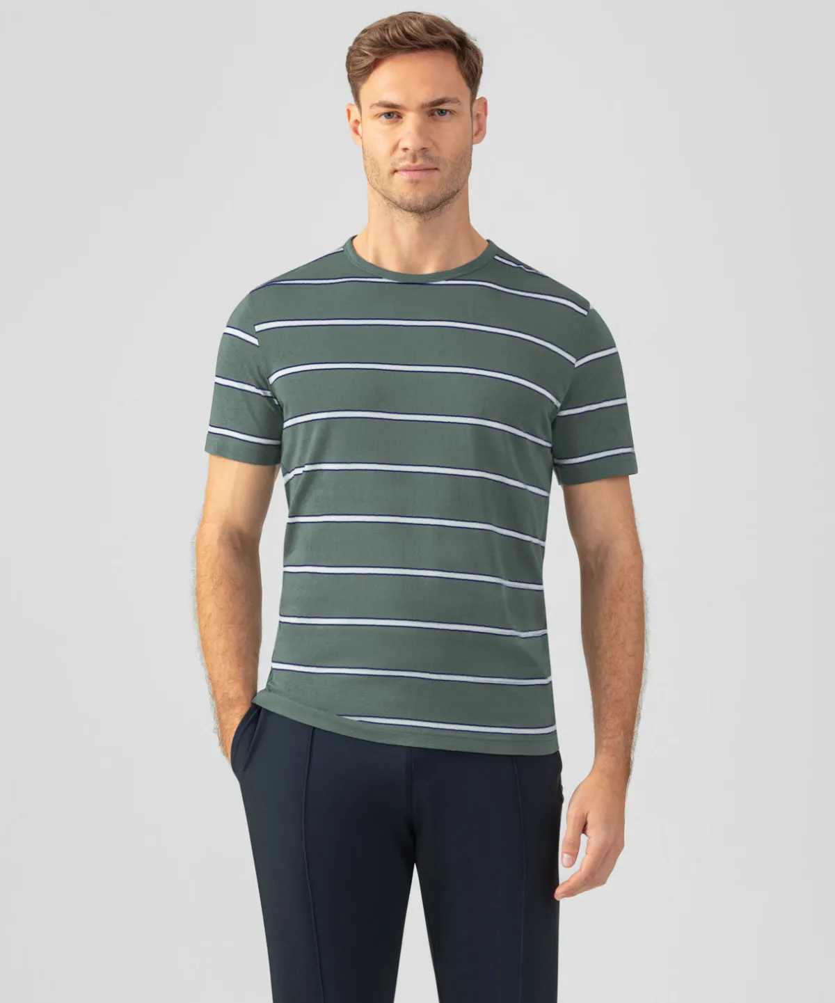 New T-shirt Eyelet Edition à double rayures T-Shirts D'Intérieur | T-Shirts