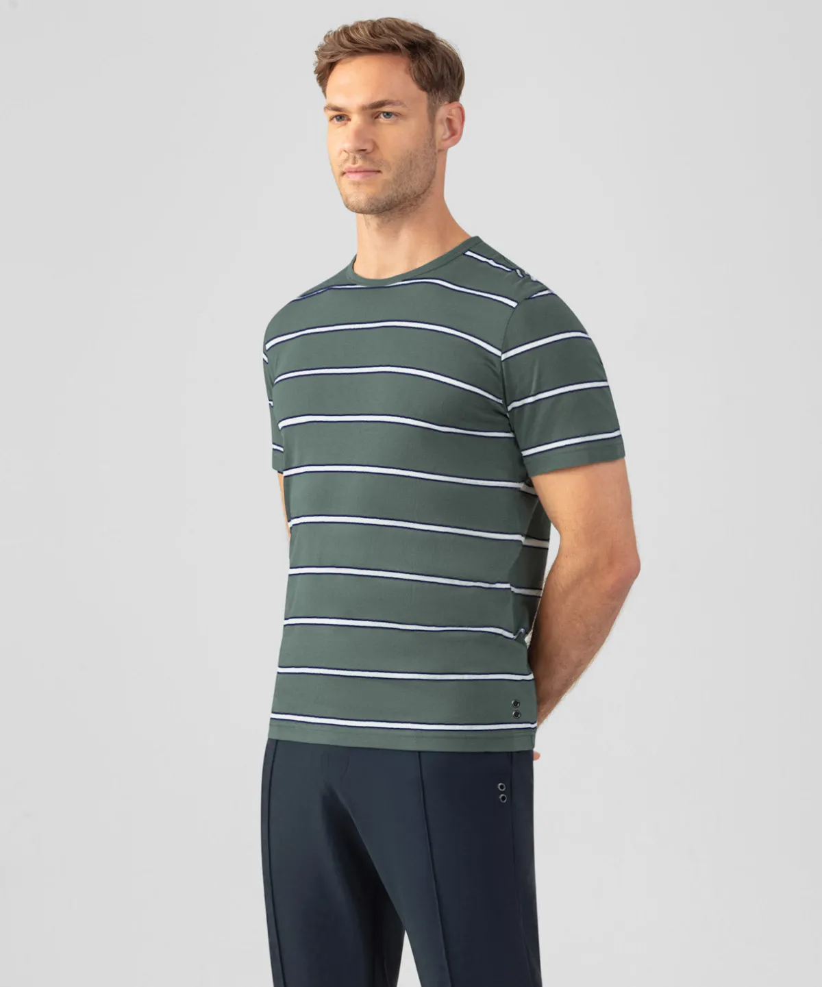New T-shirt Eyelet Edition à double rayures T-Shirts D'Intérieur | T-Shirts