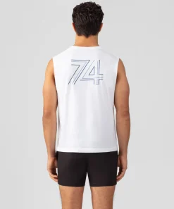 Online T-shirt sans manches en coton organique