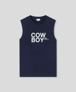 Fashion T-shirt sans manches en coton organique